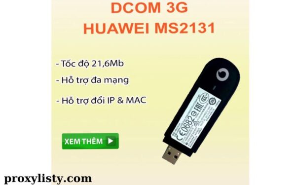 Usb Dcom 3G Huawei E3531 MS2131 21,6Mb